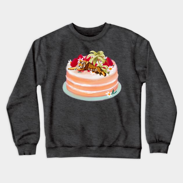 Danger. Cake Crewneck Sweatshirt by VultureVomitInc